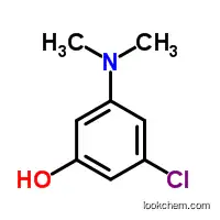 Molecular Structure of 570391-19-4 (3-Chloro-5-(dimethylamino)phenol)